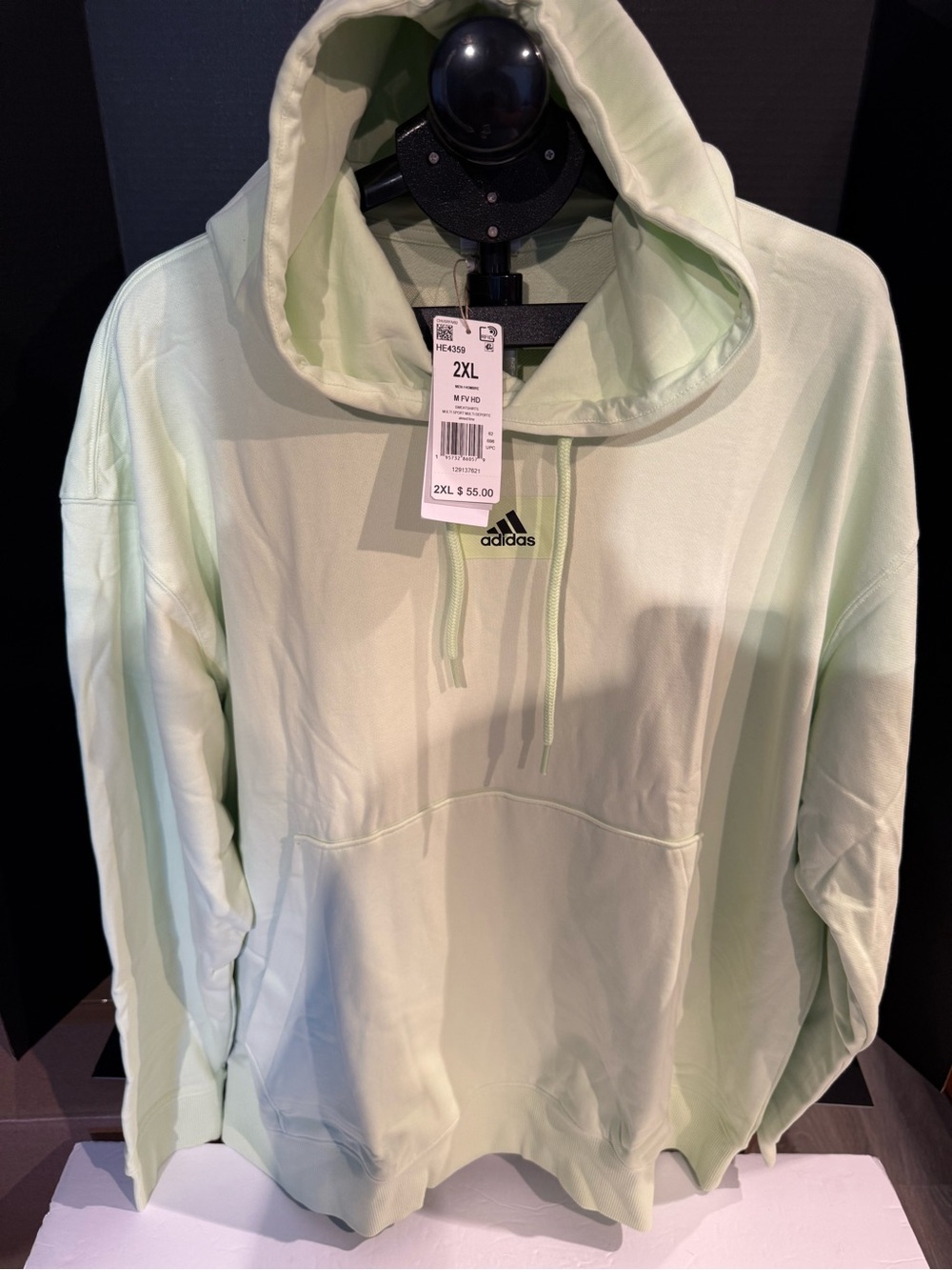Adidas Men’s Lime Multisport Hoodie Sweatshirt XXL